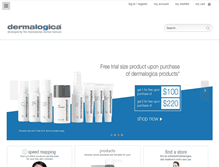 Tablet Screenshot of dermalogica.com.sg