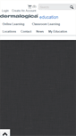 Mobile Screenshot of education.dermalogica.com