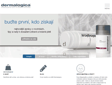 Tablet Screenshot of dermalogica.cz